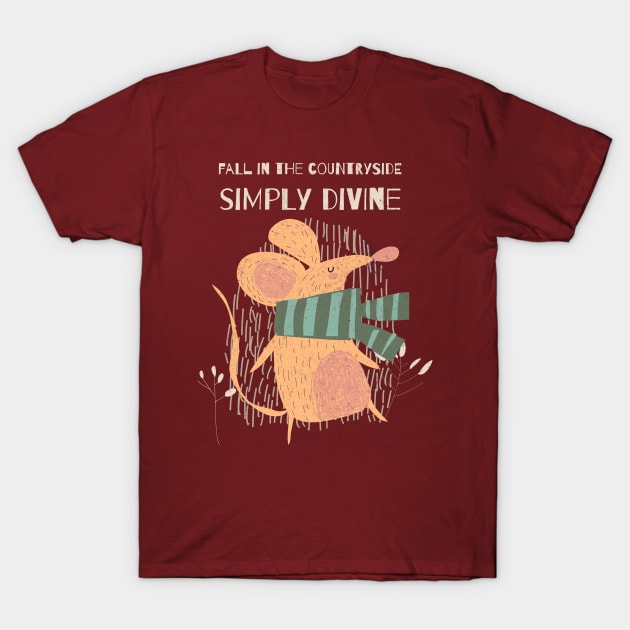 Fall in the countryside: Simply divine T-Shirt by Andrea Rose